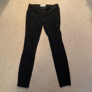 Tilly’s RSQ Distressed Black Skinny Jeans